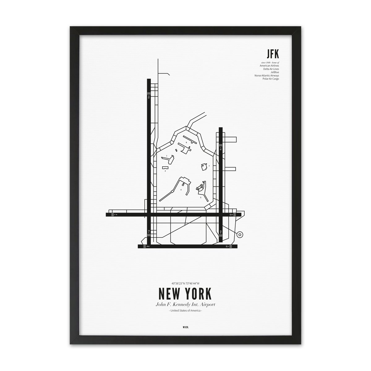 Poster von JFK Airport | WIJCK.